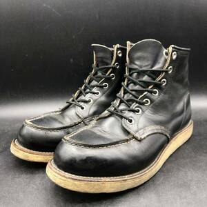 M1385 RED WING レッドウィング アイリッシュセッター 茶芯 ブーツ シューズ メンズ 8 E 26.0cm相当 黒 ブラック