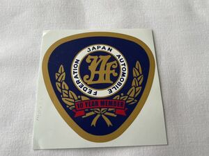 送料込み　JAFステッカー　10YEAR MEMBER