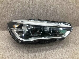 磨き済み BMW X1 F48 前期 純正 右 ヘッドライト LED 63.11-7472222-02