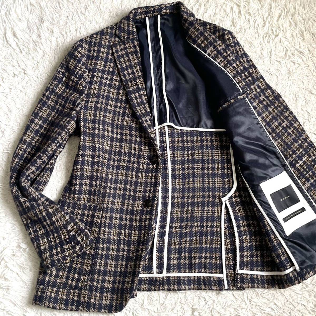 ヤフオク! -「zara ツイード ジャケット」の落札相場・落札価格