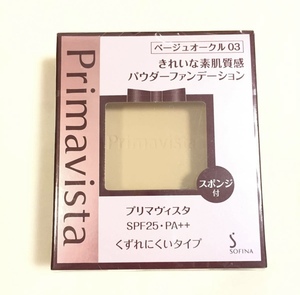  new goods *SOFINA Primavista Sofina Premavista beautiful element . feeling of quality powder foundation beige oak ru03re Phil * stock last 