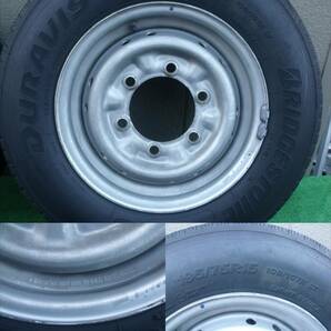 195/75R15 109/107 N LT 175/80R15 101/99 N LT 1台分 4本 日産 アトラス ダブルキャブ ブリヂストン DURAVIS R207 2022年製 夏タイヤの画像4