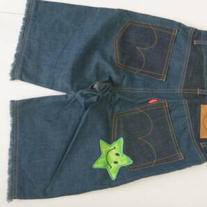 7300円 新品 MINI-K(ミニケー) jeans★アップリケ ジーンズ デニム 120の画像4