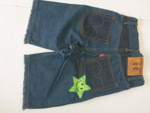 7300円 新品 MINI-K(ミニケー) jeans★アップリケ　ジーンズ　デニム 120_画像4