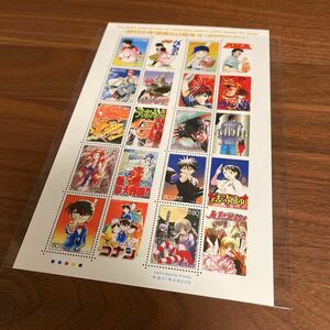 切手 週刊少年漫画 50周年 II 週刊少年サンデー 2009 80円×10枚 1シート 額面800円