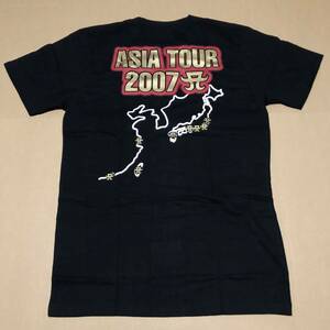 浜崎あゆみ　ayumi hamasaki　ASIA TOUR 2007 A　Tシャツ　黒　Lサイズ　開封済み未使用　★★★送料込み★★★　超レア