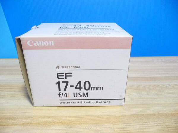 ◆新品(開梱品) Canon キヤノン カメラレンズ EF17-40mm F4L USM [17-40mm/F4.0 キヤノンEF(型番:EF17-404L)] 1点限り