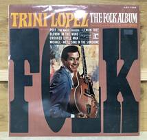 □□9-LP【09151】-【国内盤】TRINI LOPEZトリニ・ロペス★THE FOLK ALBUMレモン・トリー_画像1