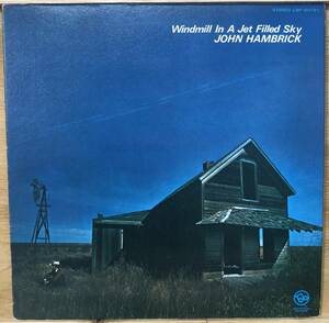 □□9-LP【12090】-【国内DJ盤】JOHN HAMBRICKジョン・ハンブリック*WINDMILL A JET FILLED SKYジェット機と風車