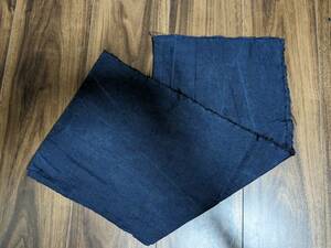 高級 絹の六尺褌ふんどし 紺色 紬 24cm巾 長さ240cm