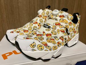 【新品】REEBOK INSTA PUMP FURY OG リーボック ポンプフューリー スニーカー 26.5cm ホワイト smiley スマイリー 絵文字 顔 US8.5