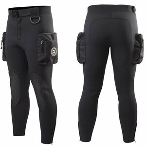  wet pants long pants ho ru Star wet suit cargo pants 3mm diving weight case belt IST wet pants each 