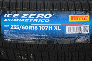 限定特価！ 4本価格 2023年製 ピレリ アイスゼロアシンメトリコ 235/60R18 107H XL 正規品