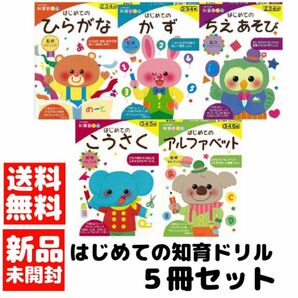 新品・送料無料　2歳 3歳 4歳 知育ドリル 5冊セット 幼児教育