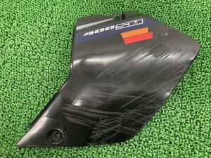 DR-Z400SM サイドカバー 左 黒 29F1 スズキ 純正 中古 バイク 部品 SK43A SK44A DRZ400SM 修復素材に 品薄 車検 Genuine