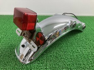 SR400 リアフェンダー ヤマハ 純正 中古 バイク 部品 1JR コケキズ無し テールランプ 品薄 希少品 車検 Genuine