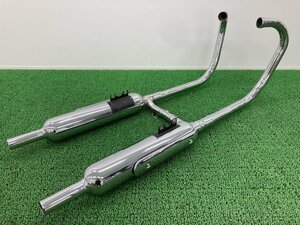 W800 マフラー 左右 K616 カワサキ 純正 中古 バイク 部品 EJ800A ノーマル コケキズ無し 品薄 希少品 車検 Genuine