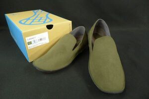 U538 новый товар не использовался Re:getAligetaS размер (22cm22.5cm)CJBB4611 хаки цвет Loafer туфли без застежки женский /80