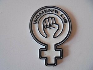 ビンテージ　マグネット　メッセージ　WOMEN'S LIB/ ウーマン・リブ/ woman lib /女性解放運