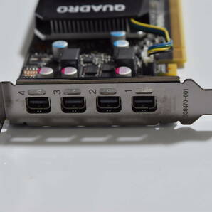 ほぼ新品 NVIDIA Quadro P600 グラフィックカード PCI-Express ロープロファイル mini Displayport 4系統 4画面の画像3