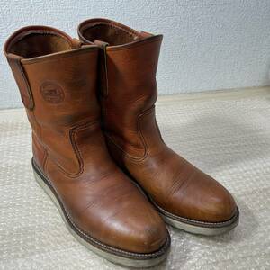 【送料無料】犬刻印 犬タグ REDWING レッドウイング 866 ペコスブーツ 7.5D 25.5ｃｍ PECOS BOOTS シューキーパー付