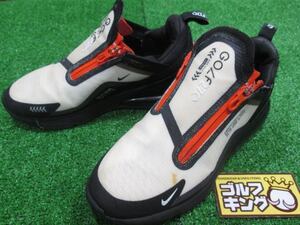 GK鈴鹿☆中古881 【23.5】ナイキ★エア マックス 270 G シールド★CU5732-030★ホワイト系★スパイクレス ゴルフシューズ★レディース★