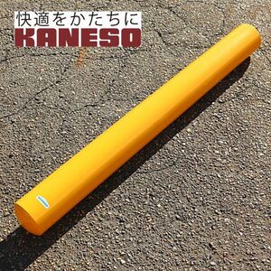 [ Niigata departure ]kane saw safety pole diameter 114mm steel made yellow parking place burr car stationary type hook none base plate none tool used kaneso