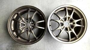 無限　MUGEN　MF10　16×7JJ 114.3 ＋43 ブロンズ　2本　EK9 DC2等