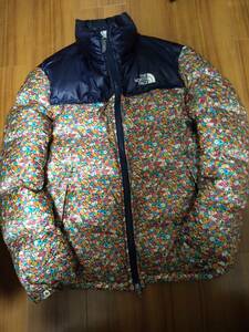 68　美品 M THE NORTH FACE ザ ノースフェイス Nuptse Jacket ヌプシ ジャケット ナナミカ リバティ別注 ヌプシ 花柄 フラワー