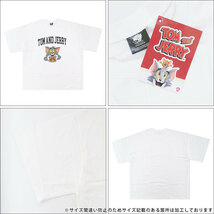 トムとジェリー 半袖 Tシャツ メンズ ワーナー グッズ アニメ ネコ ネズミ T23-100A Mサイズ WH(ホワイト)_画像3