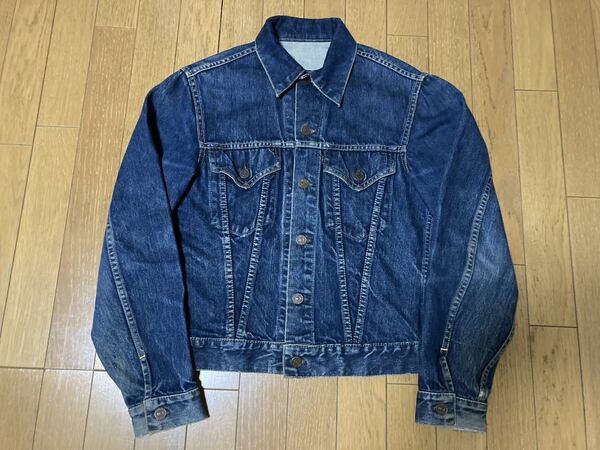 60s USA製 LEVIS ギャラ期 557XX デニムジャケット 3rd BIGE 初期型 Levi's オリジナル ビンテージ リーバイス ビッグE