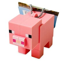 送料込 マインクラフト PVCマスコットキーホルダー ( ブタ ) 16308 マイクラ グッズ Minecraft ゲーム キャラクター キーホルダー_画像1