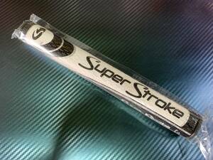 SuperStroke 2.0 ゴルフパターグリップ 衝撃吸収 粘着性 滑り止め　★ブラック/ホワイト