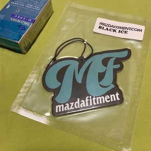 ELEGANT INITIALS■MazdaFitment.com■エアフレッシュナー 　USDM デミオ アテンザ cx3 cx5 mpv プレマシー マツダフィットメント マツダ