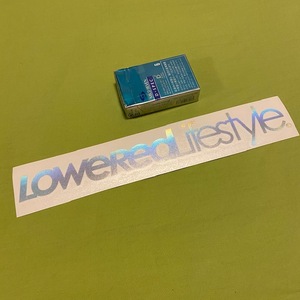 Lowered Lifestyle 抜きステッカー　オイルスリック　USDM ロワードライフスタイル