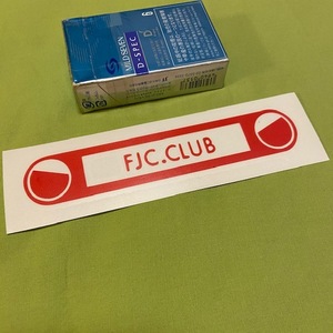 FJC.CLUB　FJクルーザークラブ　抜きステッカー　赤　USDM　トヨタ　TOYOTA