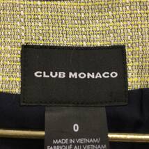 A411◇Club Monaco｜クラブモナコ　フォーマルジャケット　イエロー×ネイビー　サイズ０（SS）_画像4