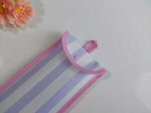  loop attaching!27 column for soroban case * stripe lavender pink for girl chopsticks inserting 