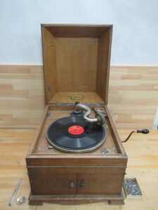 K3* rare including carriage![ Junk gramophone TRADE MARK THE KING tray do Mark King ] reproduction verification settled TALKING MACHINE.CO 220617