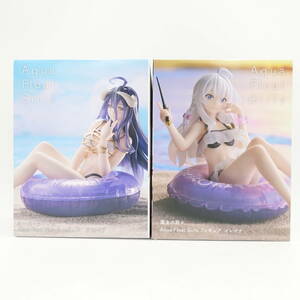 Aqua Float Girls フィギュアセット/オーバーロードⅣ アルベド Albedo/魔女の旅々 イレイナ/未開封/水着/TAITO タイトー プライズ/2-2464