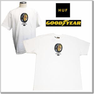 ハフ HUF x GOODYEAR THE GREATEST TEE GOODYEAR コラボ Tシャツ TS02119-WHITE-L カットソー