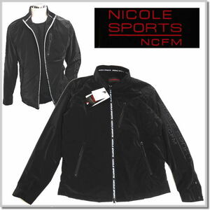 ニコルスポーツ NICOLE SPORTS (NICOLE CLUB FOR MEN) ワッシャータフタライトブルゾン 3464-3730-49(BLACK)-46(M)