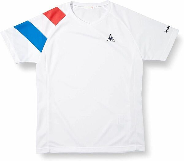 le coq sportif ルコックスポルティフ テニスウェア 半袖Tシャツ QTMQJA00ホワイト(白) メンズM 新品