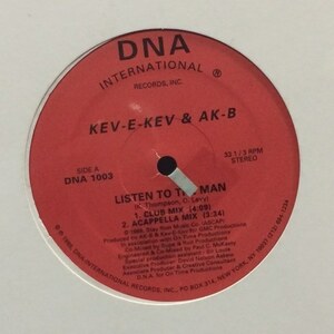 Kev-E-Kev & AK-B - Listen To The Man（★盤面ほぼ良品！）