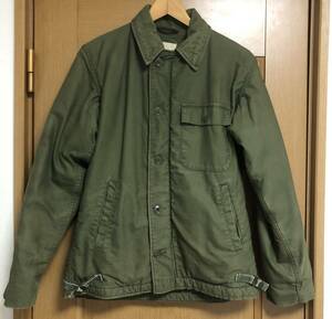 70s NAVY A-2 デッキ ジャケット vintage usa small deck jkt ミリタリー ヴィンテージ ネイビーmilitary army usma N-1