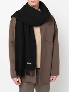 Acne Studios マフラー ブラック 正規品