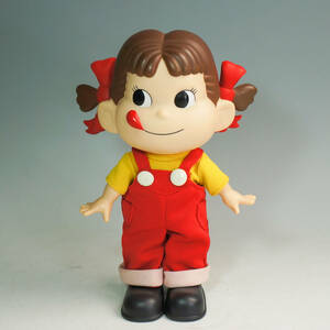 不二家 ペコちゃん 人形 全長26cm ソフビ ドール フィギュア コレクション グッズ ヴィンテージ ぺこちゃん CO2345