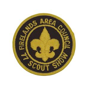 ビンテージ ワッペン ボーイスカウト パッチ アメリカ 77 SCOUT SHOW BOY SCOUTS #w-9056