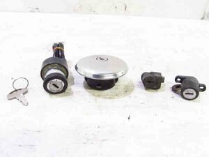 ZEXT GN125 NF41A 実動車外し 純正 キーシリンダーSET 同鍵品 検※ GN125 EN125 GS125E GSX250E GF250 GS25X GJ51B GJ76A 120P14