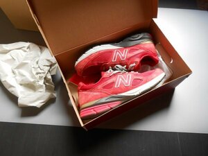 ニューバランス　new balance スニーカー 　30.0㎝　made in USA　M990　RD4 　M990　V4　レッド